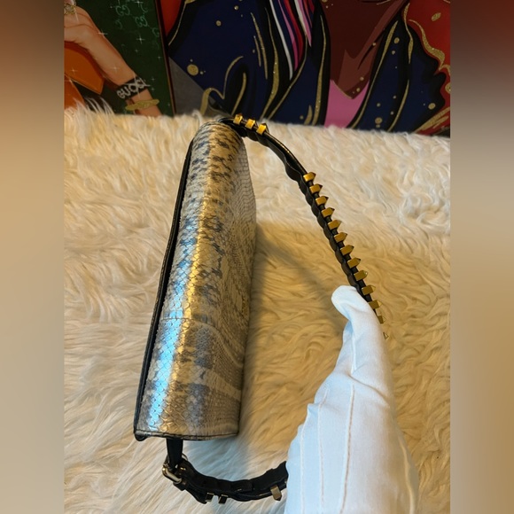 EUC MCM SNAKE SKIN SHOULDER BAG - Picture 3 of 16